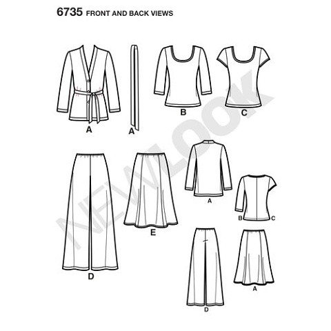 Newlook-sportswear-pattern-6735-front-back-view